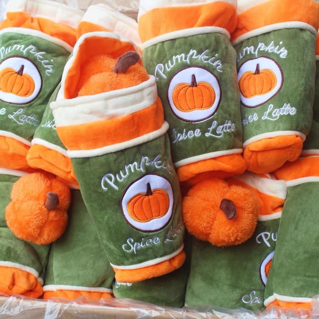 "Pumpkin Spice Latte" Hide-and-Seek Dog Toy