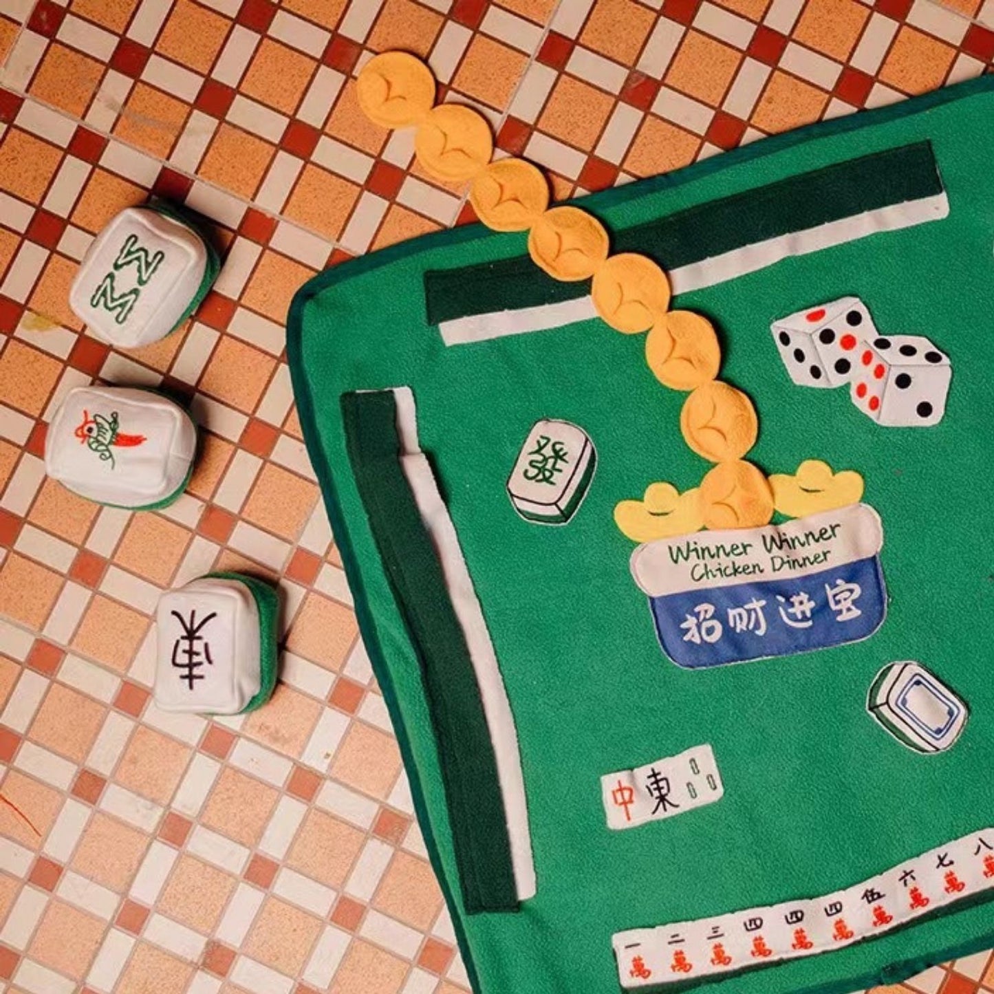 Mahjong Land - Fachoi in New Year Special Edition Puzzle Pet Mat