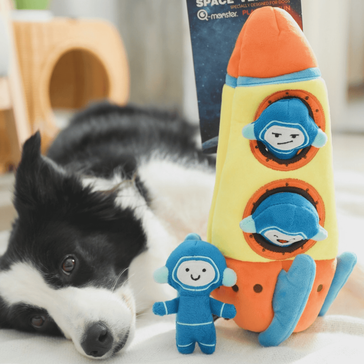 "Space Mission: Planet of the Dogs" Hide-and-Seek Dog Toy｜PupUp