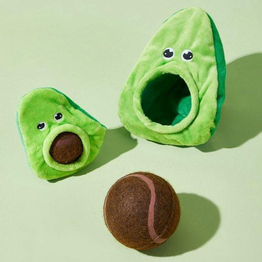 Avocado Throw-and-Catch Tennis Ball