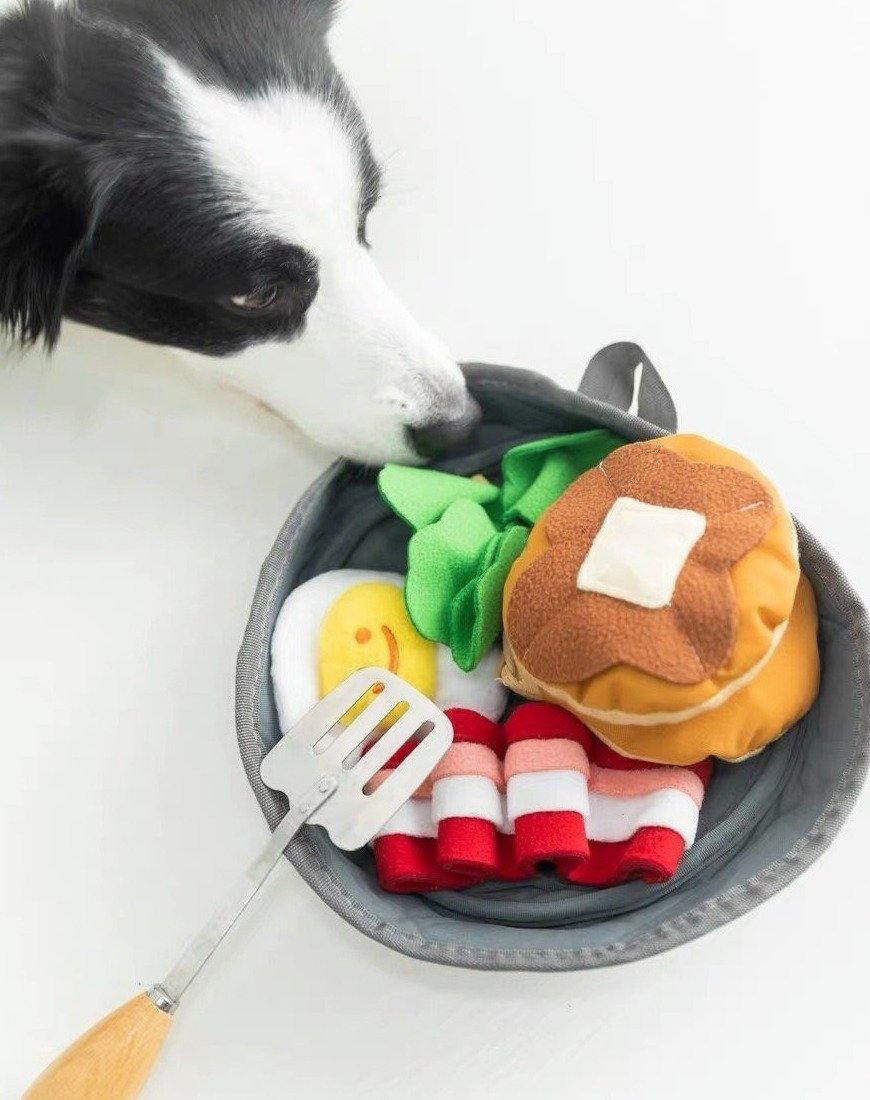 Breakfast Platter Snuffle Dog Toy